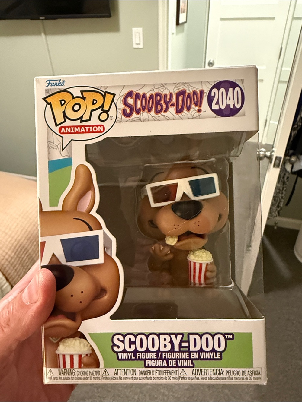 Funko Scooby-Doo Pop! Vinyl Figure — Brown with White & Red Accessories